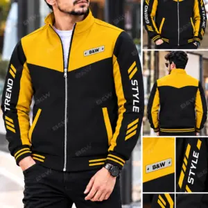 Yellow & Black Sports Jacket