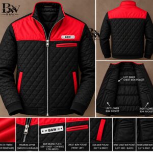 TWO SIDES. TWO STYLES. ONE JACKET.RED&BLACK/CODE IF011